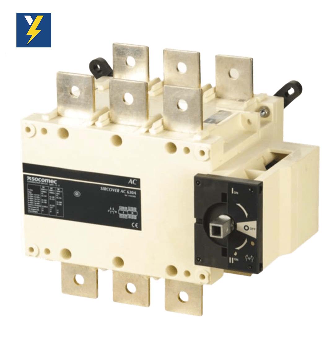 کلید دوطرفه 630 آمپر 3 پل سکومک دستی کد 41AC3063