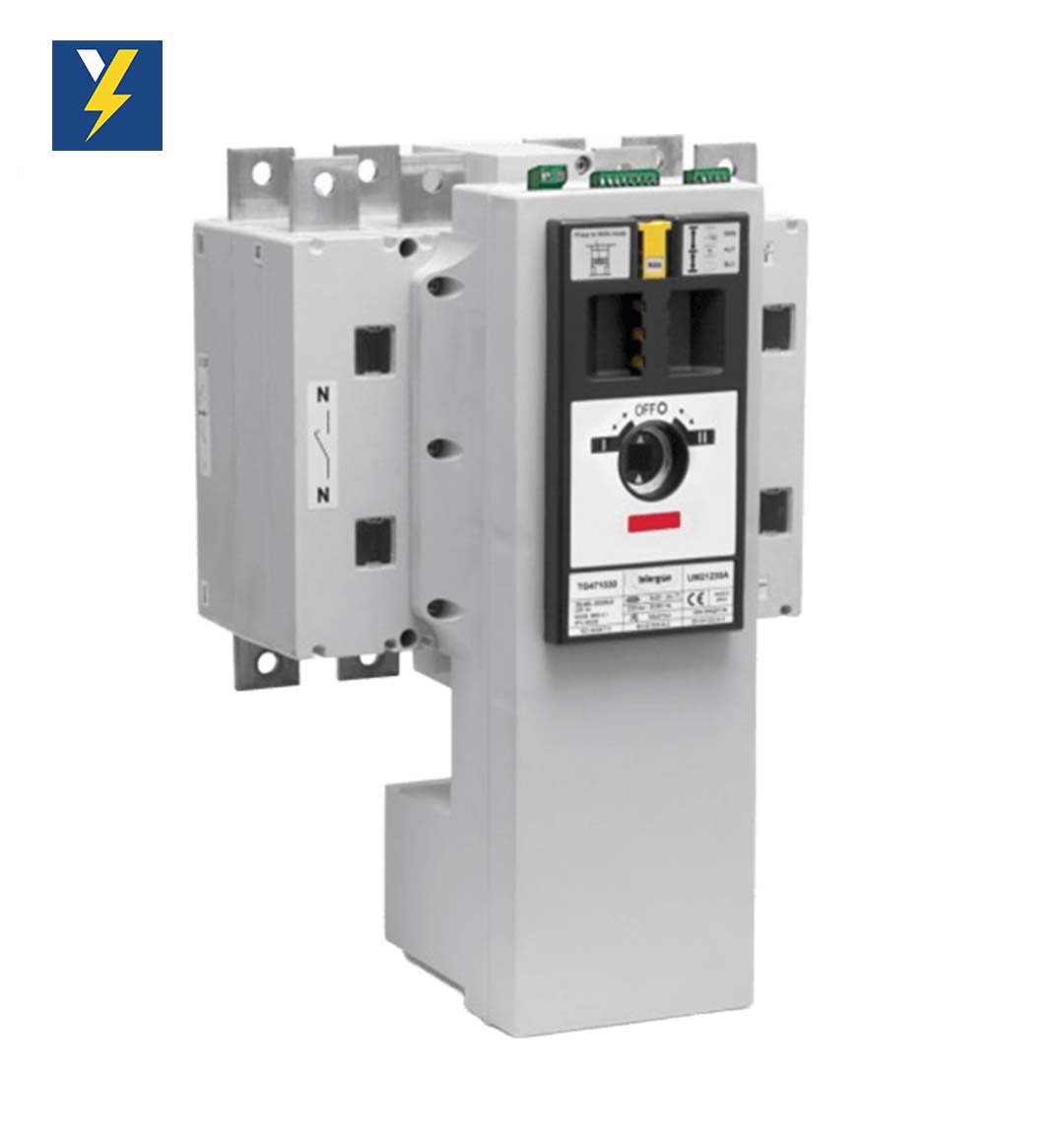 کلید برق شهر ژنراتور اتوماتیک 4 پل 250 آمپر telergon کد CCF0250