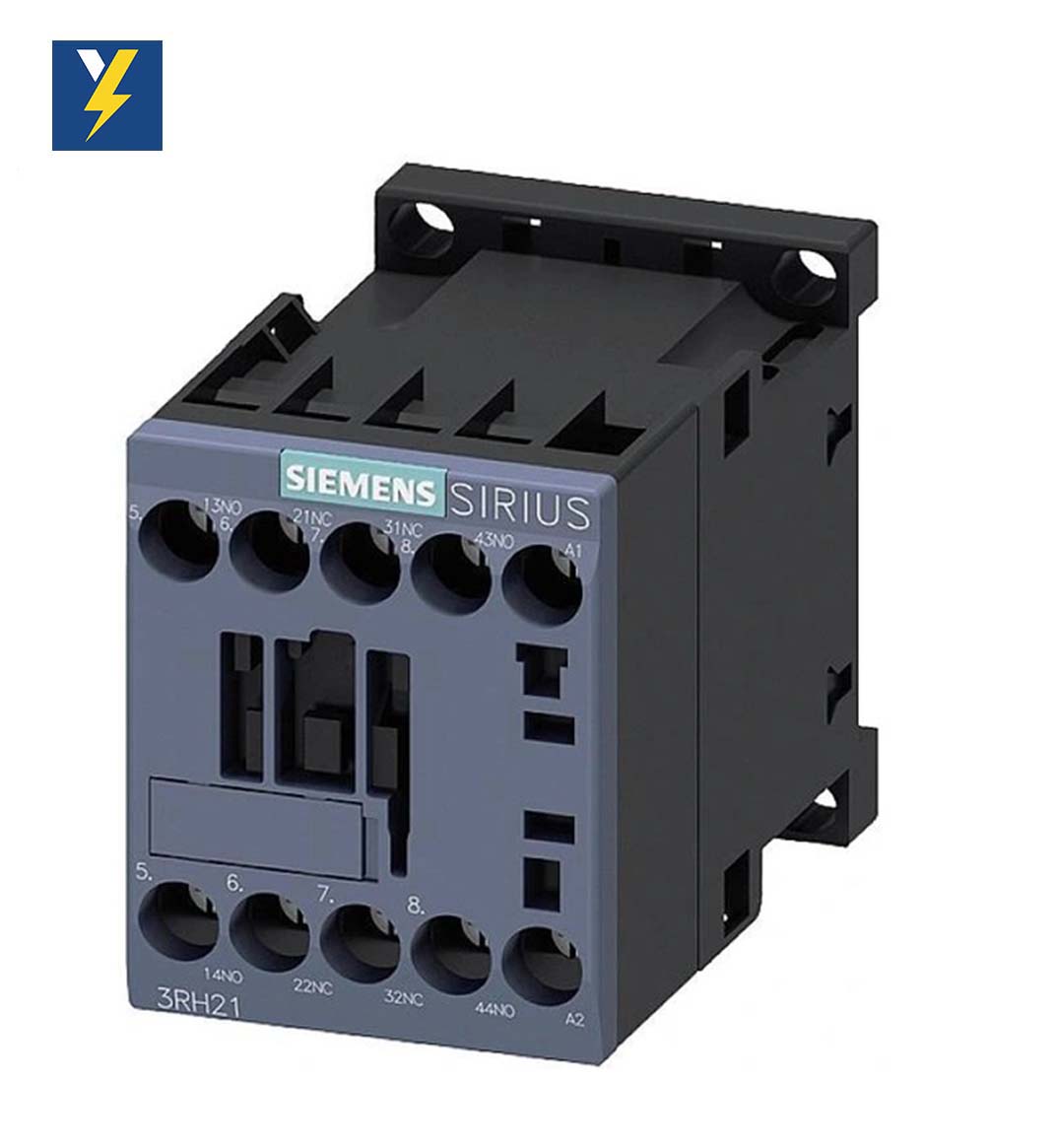 کنتاکتور 7 آمپر، 3 کیلووات زیمنس، بوبین 24VDC ،مدل 3RT2015-1BB42