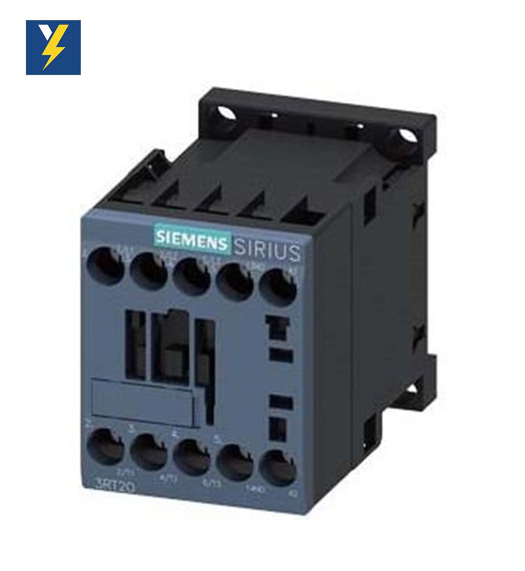 کنتاکتور 9 آمپر، 4 کیلووات، بوبین 24VDC ،مدل SIEMENS 3RT2016-1BB42