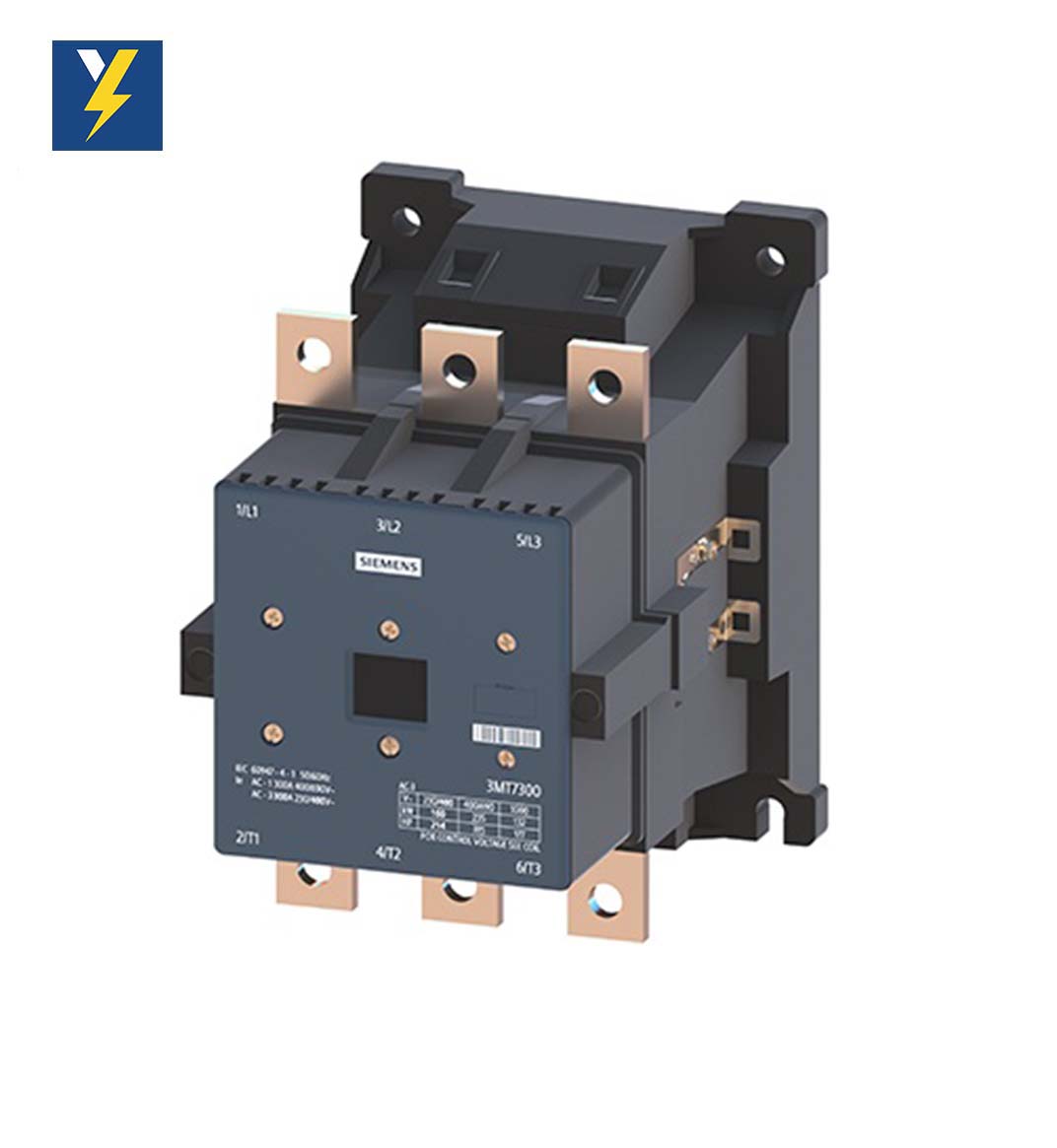 کنتاکتور زیمنس 250 آمپر 132 کیلووات 220VAC مدل 3MT7250-7AA00-0AM0